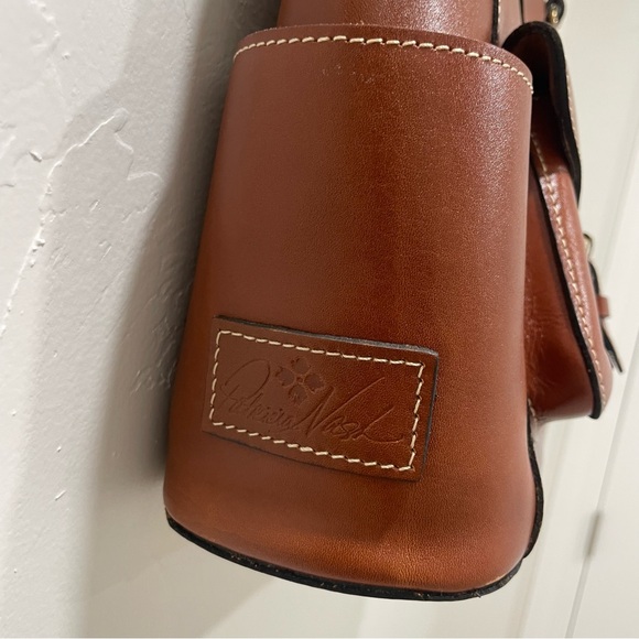 EUC Patricia Nash Bolsena Tote Bag Heritage Collection Tan Brown - Picture 5 of 16